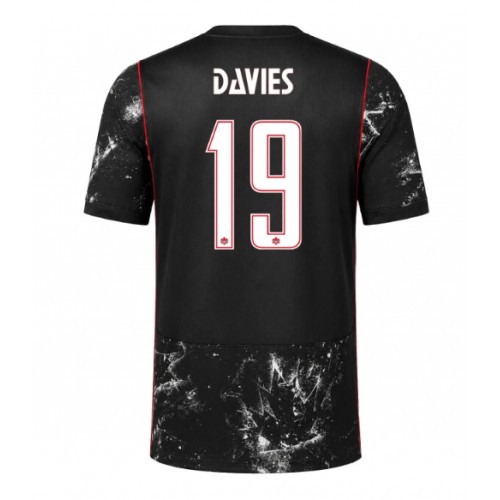 Stroje piłkarskie Kanada Alphonso Davies #19 Koszulka Wyjazdowej MŚ 2026 Krótki Rękaw